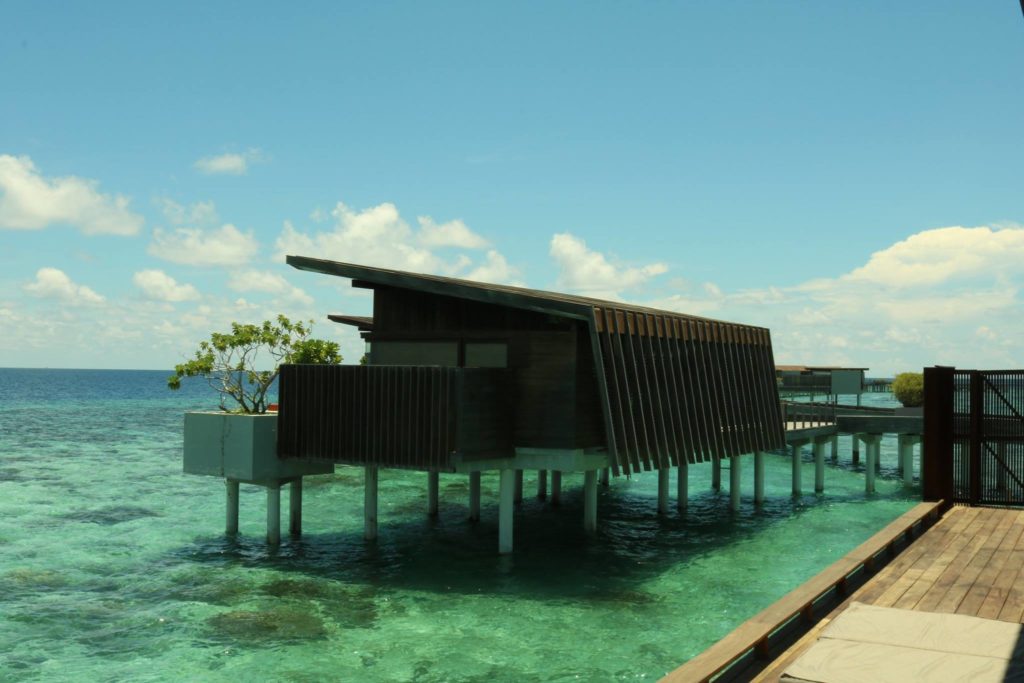 All of the villas, overwater and beach, are individual suites