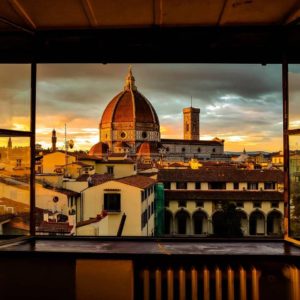 The view from my AirBNB in Florence was made even better knowing I didn't pay for it.