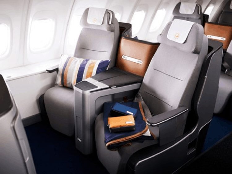 Lufthansa doesn't offer direct aisle access from all seats (image courtesy of lufthansa)