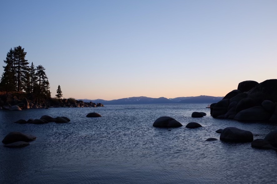 Sunset at Sand Harbor, Lake Tahoe
