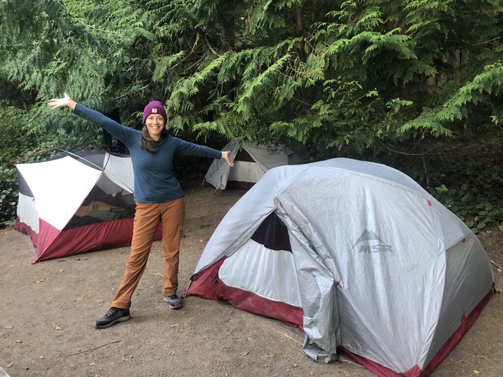 Kelly tent camping