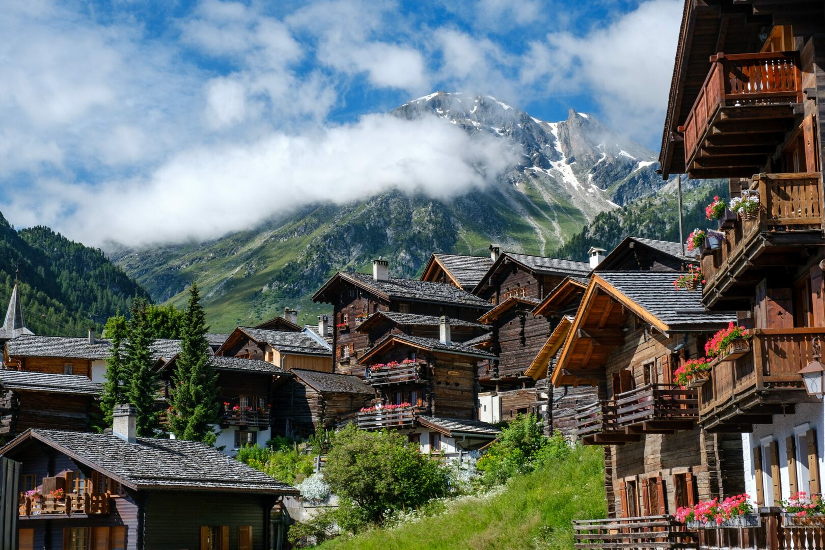 An amazing view of Switzerland