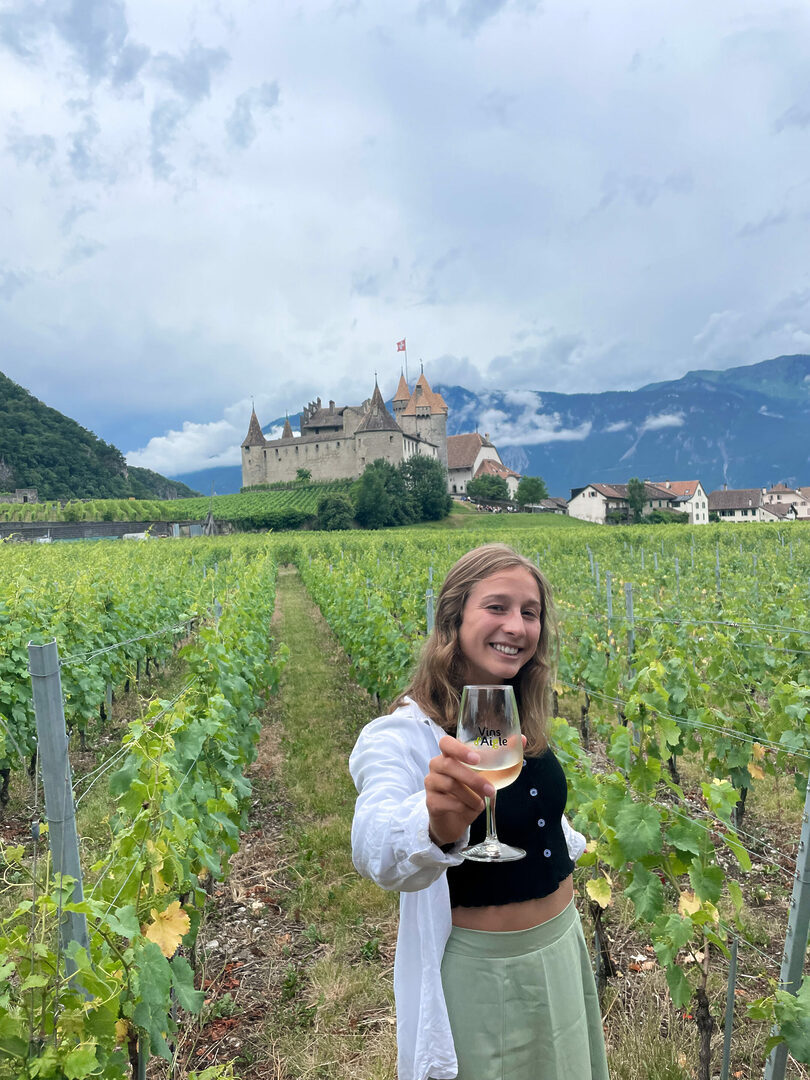 Wine tasting at Château de Chillon