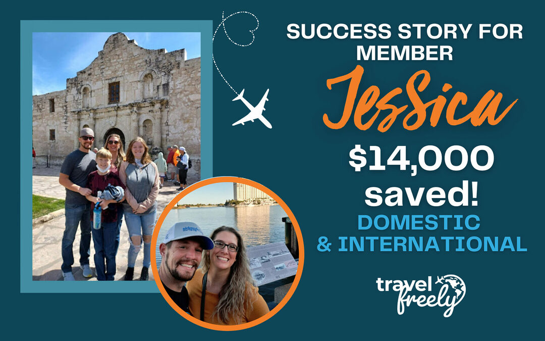 Member Success Story: Travel Freely Member Saves $14,000 on Her First Year of Travel!