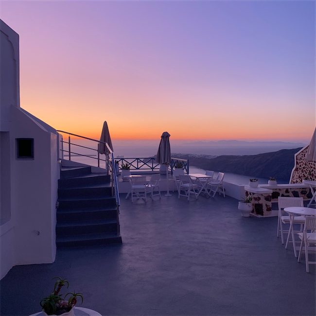 Sunset in Greece