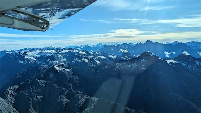 View from Plane Milford Sound