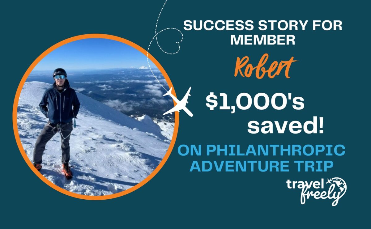 Member Success Story Philanthropic Adventure Trip