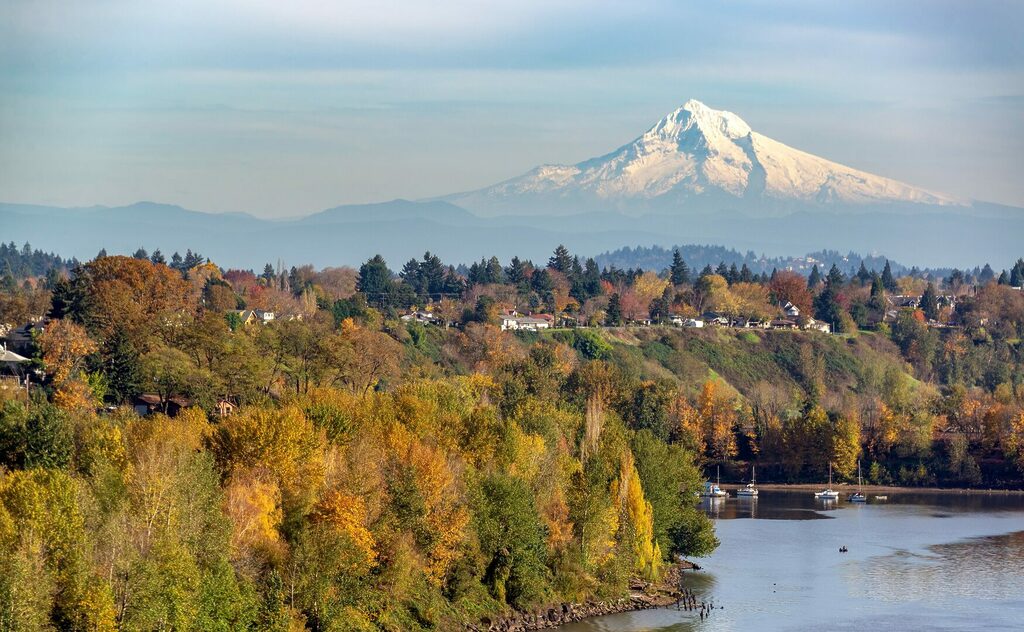 Mount Hood Oregon stock photo