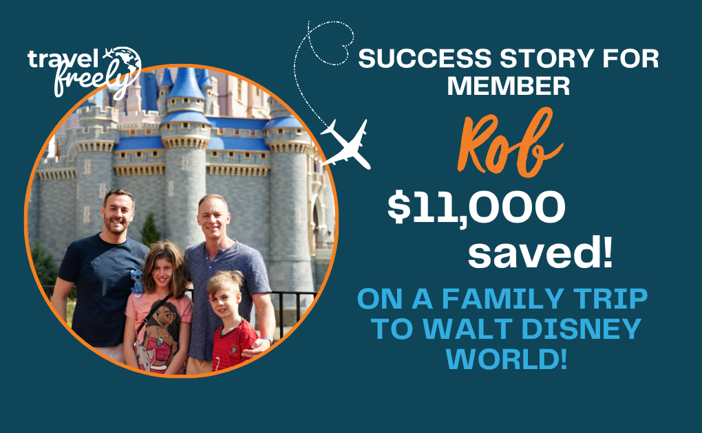 Member Success Story: Rob’s $11,000 Savings on a Dream Disney Family Vacation